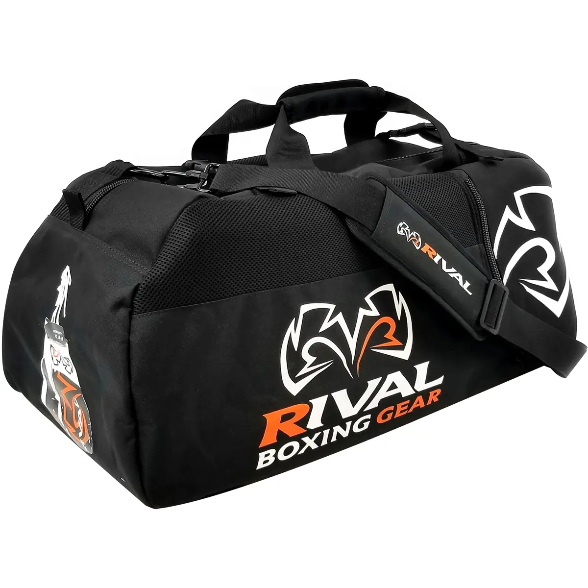 Rival Boxing RGB50 Gym Bag - Athletic Bag, Sports Backpack, Workout Sport Gear with Easy Transportation, Extra Storage for Boxing & Martial Arts Training