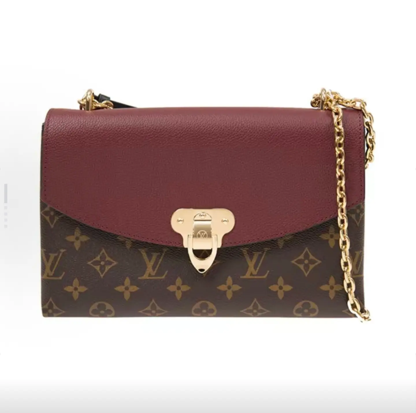 Pre-owned Louis Vuitton Saint Placide Purple Chip Envelope Bag