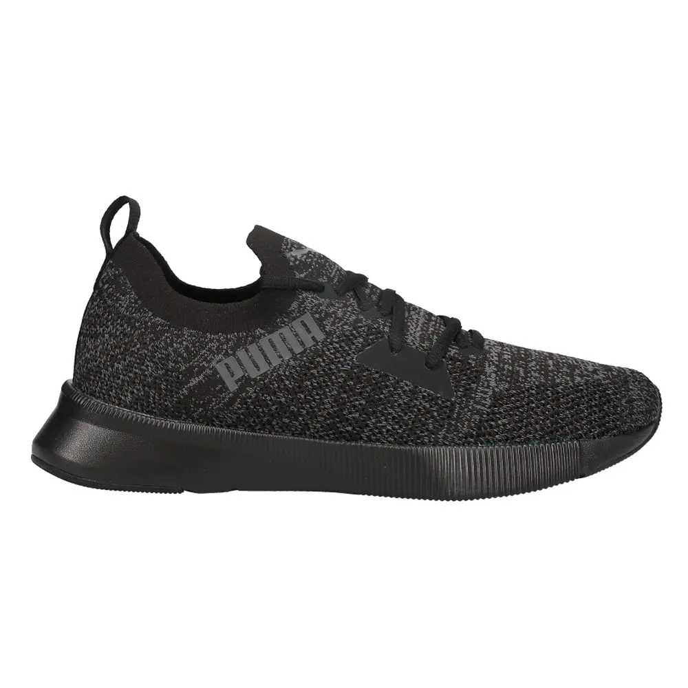 PUMA Mens Flyer Runner Engineer Knit Running Sneakers Shoes - Black