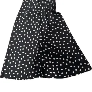 Black and White Dot Skirt for Women - Stylish Bottom Wear - Womenswear