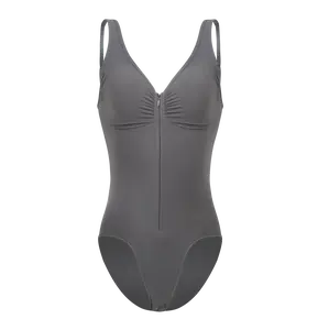 Ehrisw LiveStream Seamless Covered Bust Jumpsuit Thong Bodysuit Peach heart collar Fit Womenswear Comfort Shapewear Breathable Comfortable Day Tummy Tuck Garment Shaper Clothes Smooth Zipper Spaghetti Strap
