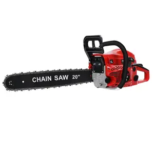Explorinox 20 Inch Gas Chainsaw, 58CC 2-Stroke Gas Powered Chainsaw, Handheld Cordless Chainsaw, High-Power Logging Saw for Wood Cutting and Tree Trimming