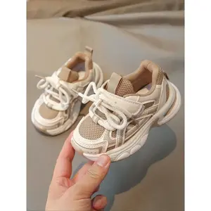 Breathable Mesh Sneakers for Toddler Boys & Girls, Non-Slip Lightweight Sports Running Shoes - Comfortable Casual Athletic Footwear for Kids' Daily Wear
