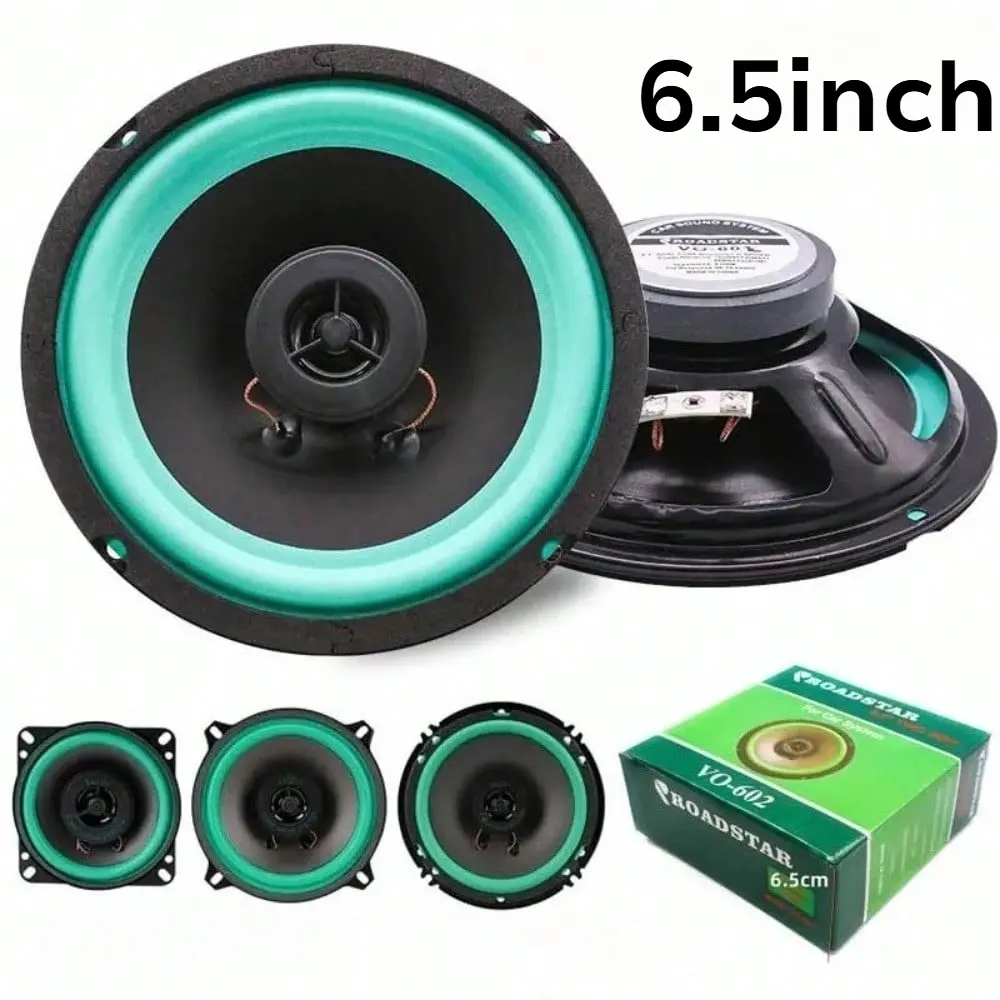 6.5-Inch 160W HiFi Coaxial Car Stereo Component Speakers - Midrange Audio with Aluminum High-Conductivity Copper Coil, Easy Installation, Surround Stereo Sound for Vehicle Sound Upgrade, Midrange Car Audio