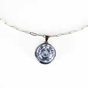 Mini Snow Globe Necklace Starry Night