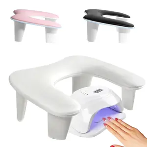 U-shaped Portable Detachable Hand Rest Pillow for Nails Tech, Multifunctional Arm Rest for Nail Art, Nail Stand for Acrylic Nail Art Tech, Nail Art Tools