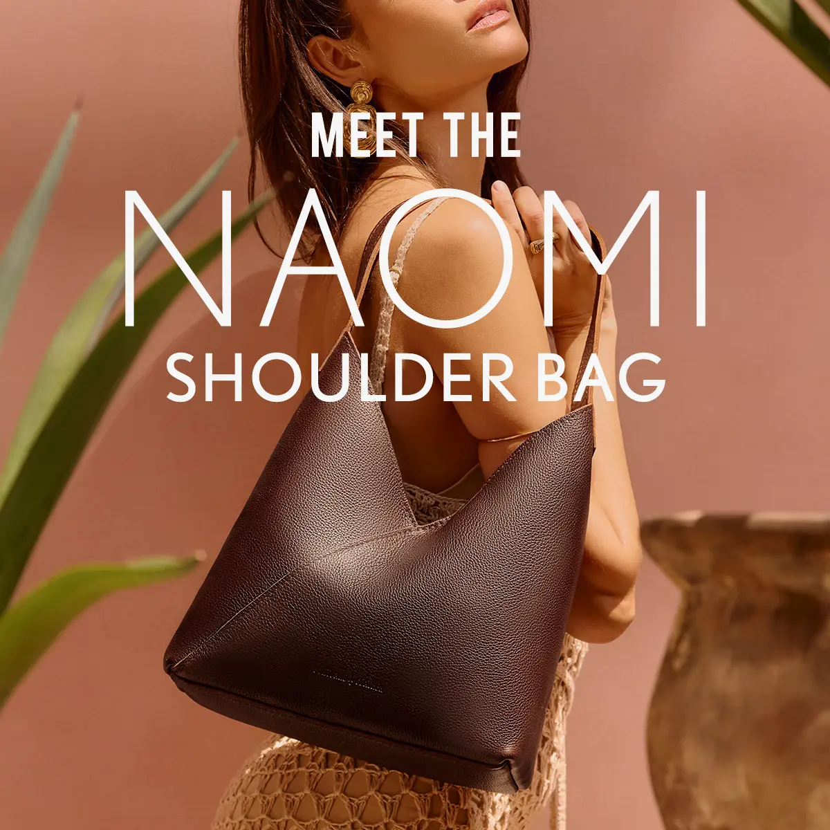 Portland Leather Naomi Shoulder Bag - Soft Everyday Carry - Leather Shoulder Bag, Minimal Design, Adjustable Strap