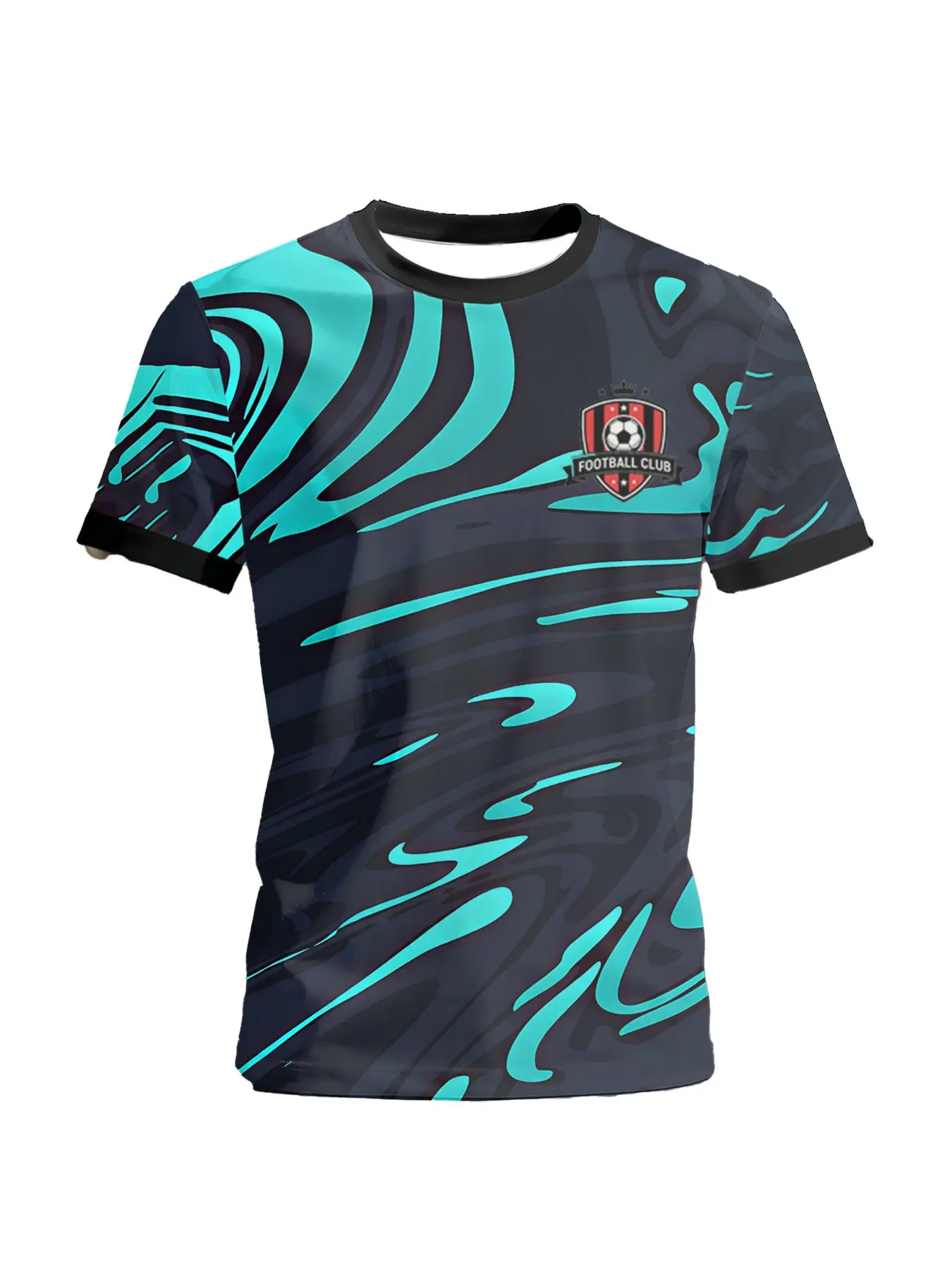 Short-sleeved ball uniform, comfortable and simple to wear, with excellent sweat-wicking and quick-drying properties. Ball uniform T-shirt, suitable for sports or team activities, and for daily casual wear.
