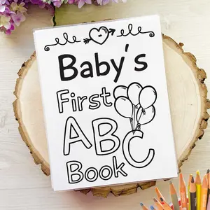 ABC Baby Shower Book – Unique Guest Activity (Classic) Soft Cover