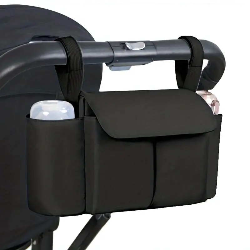 Baby Stroller Storage Bag, Large Capacity Hanging Diaper Bag, Stroller Accessories for Travel, Newborn Infant Essentials for Parents, Mom