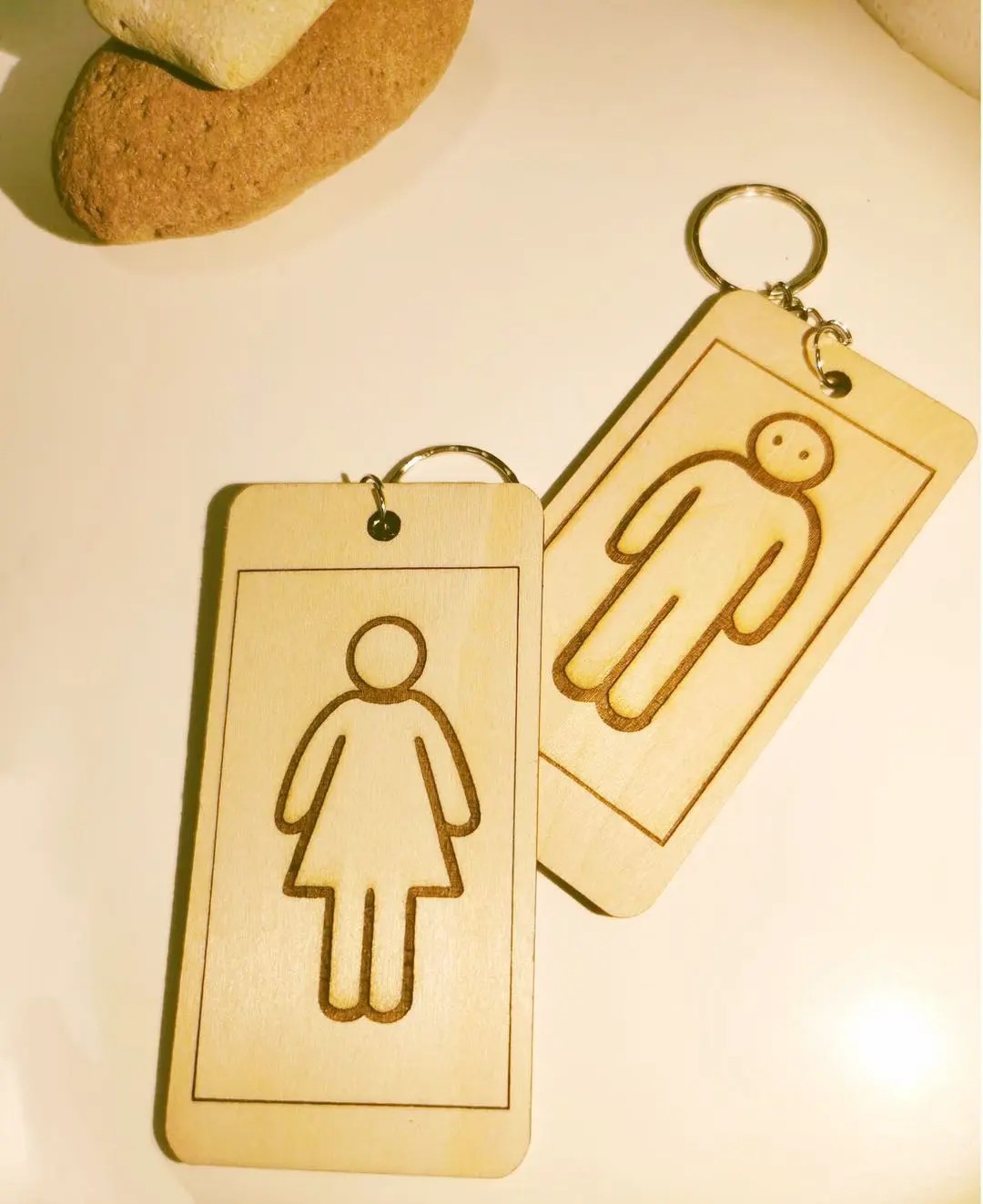 Keychain, Business ,Keychain, Bathroom Keychain