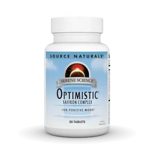 Optimistic | Daily Mood Support | Saffron + 5-HTP + Rhodiola | Source Naturals