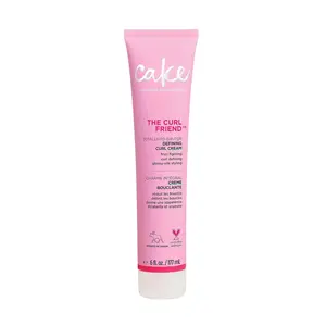 Cake Beauty Curl Defining Cream, The Curl Friend - Moisturizes and Defines Curls – For Frizz Control & Detangling - Avocado Oil, Soybean Oil & Shea Butter – For Curly Hair- 6 Fl Oz / 177 mL Haircare Fragrance