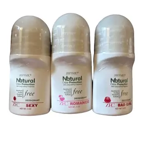 Zermax Natural Romance Deodarants - 10G Odor Protection Deodorant in Sexy, Romance, and Bad Girl Scents - 3 oz Each