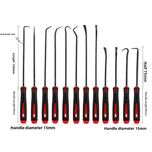 Upgrade Oil Seal Hook Driver Tool 12PCS Car Removal Car O-Seal Ring Puller Set metal scraper