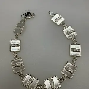 925 sterling silver St Jude bracelet high quality Mexican silver 7”inch Pulcera de plata San Judas tadeo 7” pulgadas de largo plata Mexicana