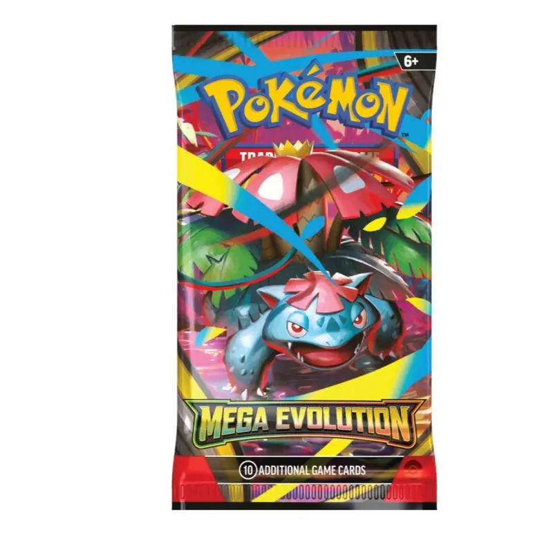 Pokémon Trading Card Game Mega Evolution Pack - Includes 10 Additional Game Cards for Collectors Aged 6+ Featuring Mega Evolution Concept