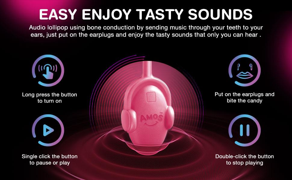 Amos TastySounds Music Lollipops – Sugar-free heart-shaped candies with bone conduction music tech | K-pop inspired Strawberry, Blueberry, Watermelon, Blackberry Fallontonight lollipop star Amos TastySounds Music Lollipops – Sugar-free heart-shaped candies with bone conduction music tech | K-pop inspired Strawberry, Blueberry, Watermelon, Blackberry Fallontonight lollipop star
