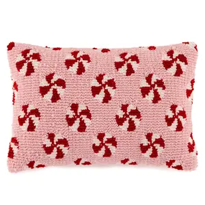 PINK PEPPERMINT PILLOW
