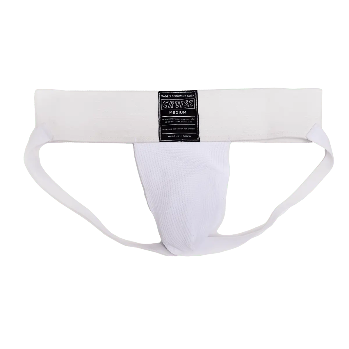 Cruise Classic Jockstrap | White 3” Waistband