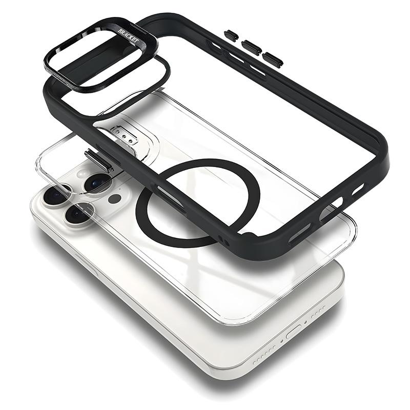 Anime Goku Black Phone Case For Samsung iphone 17/AIR 16 15 14 13 12 11 PRO PLUS MAX COOL Fashionable Tough Magnetic Durable Metal lens frame Film Bracket Stand Gift Full Protection Camera Holder Phone Cases Cover 11X-L1102