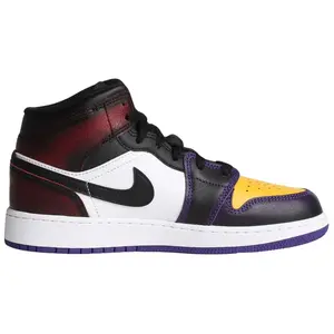 Nike Air Jordan 1 Mid SE LA to Chicago IQ9700-611 GS Fashion Shoes New