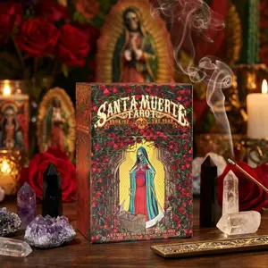 Santa Muerte Tarot: 78 Card Deck & Guidebook - Visually Striking, Culturally Inspired, Spiritual Growth