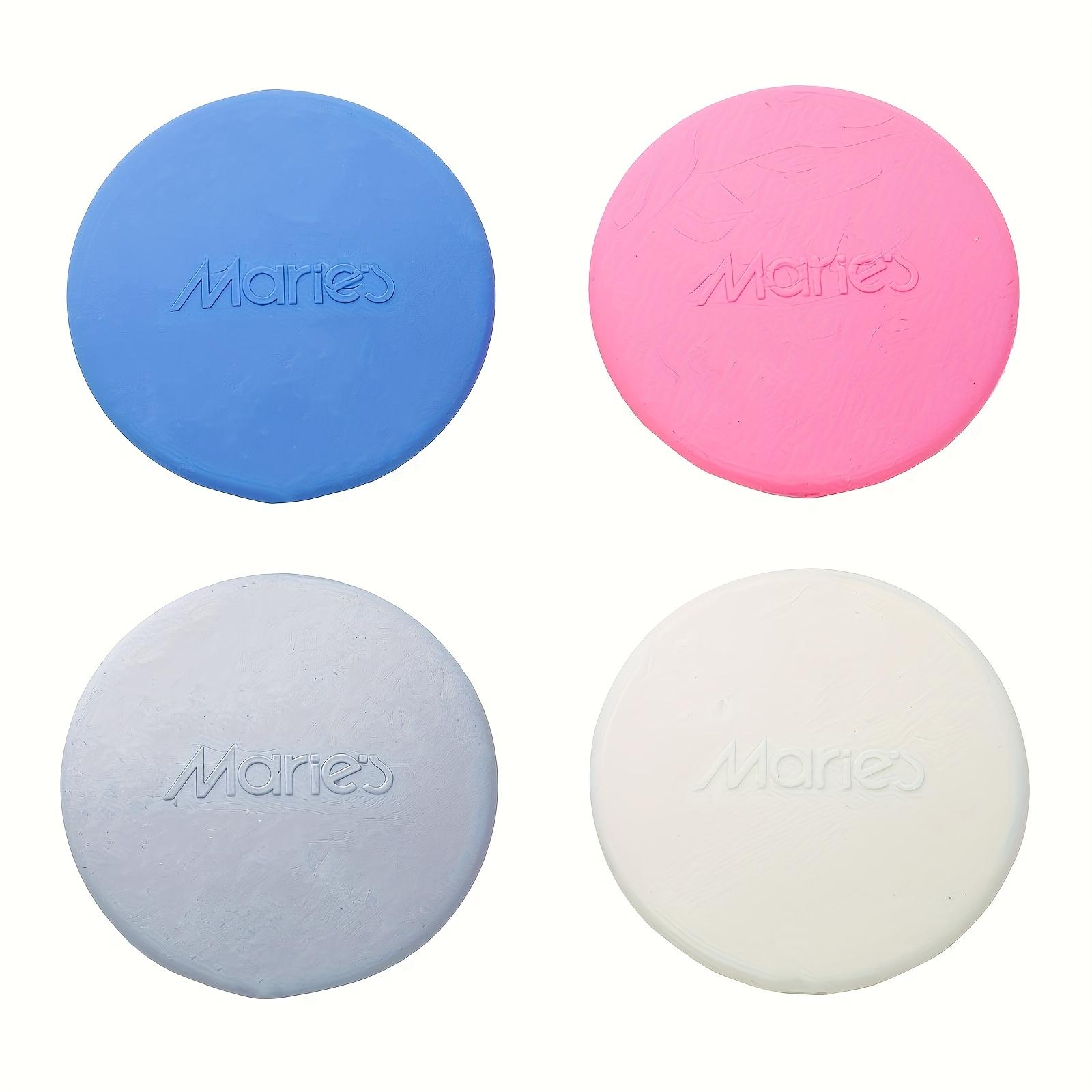 Marie's Highlight Eraser for Sketching Drawing Art, Soft Non-Abrasive Eraser Cleanly Removes Graphite Charcoal, 4-Pack