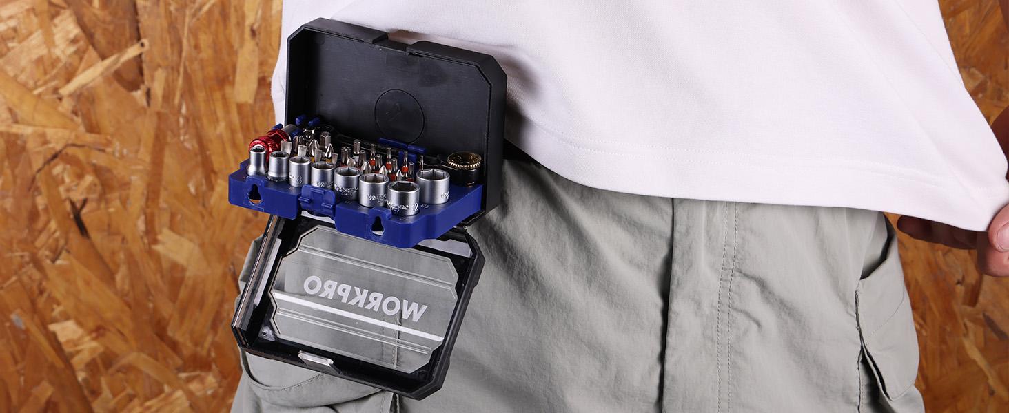 #backtoschool WORKPRO 34-Pack 1/4" Mini Ratchet Wrench Set, 72-Tooth, Right Angle Screwdriver Mens Gifts, 90 Degree Offset Ratcheting Screwdriver Mini Low Profile Ratchet Wrench Bit Socket Set for Tight Space #backtoschool WORKPRO 34-Pack 1/4" Mini Ratchet Wrench Set, 72-Tooth, Right Angle Screwdriver Mens Gifts, 90 Degree Offset Ratcheting Screwdriver Mini Low Profile Ratchet Wrench Bit Socket Set for Tight Space