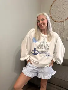 Seaside Patchwork Pullover