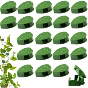 60 pcs Plant Wall Clips with 72 Pieces Acrylic Adhesive Sticker - Plant Climbing Wall Fixture Clips Plant Fixer Invisible Wall Vines Fixing Clips Self-Adhesive Hook Plant Clips