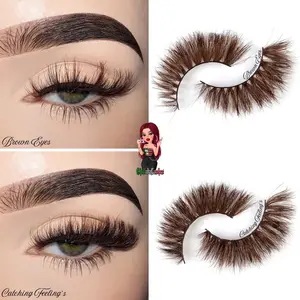 Brown Mink Lashes - High-Quality Eyelashes for Volume, Length, and Soft Feelings - Affordable Makeup Accessory
