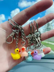 Tiny Rubber Duck Keychain: Jeep Ducking Charm
