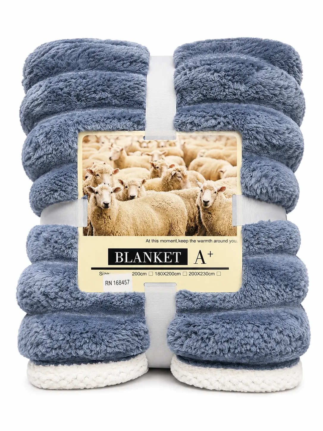 Ultra-Plush King-Size Bedding Blanket, Soft Furnishings Textile for Bedroom Use