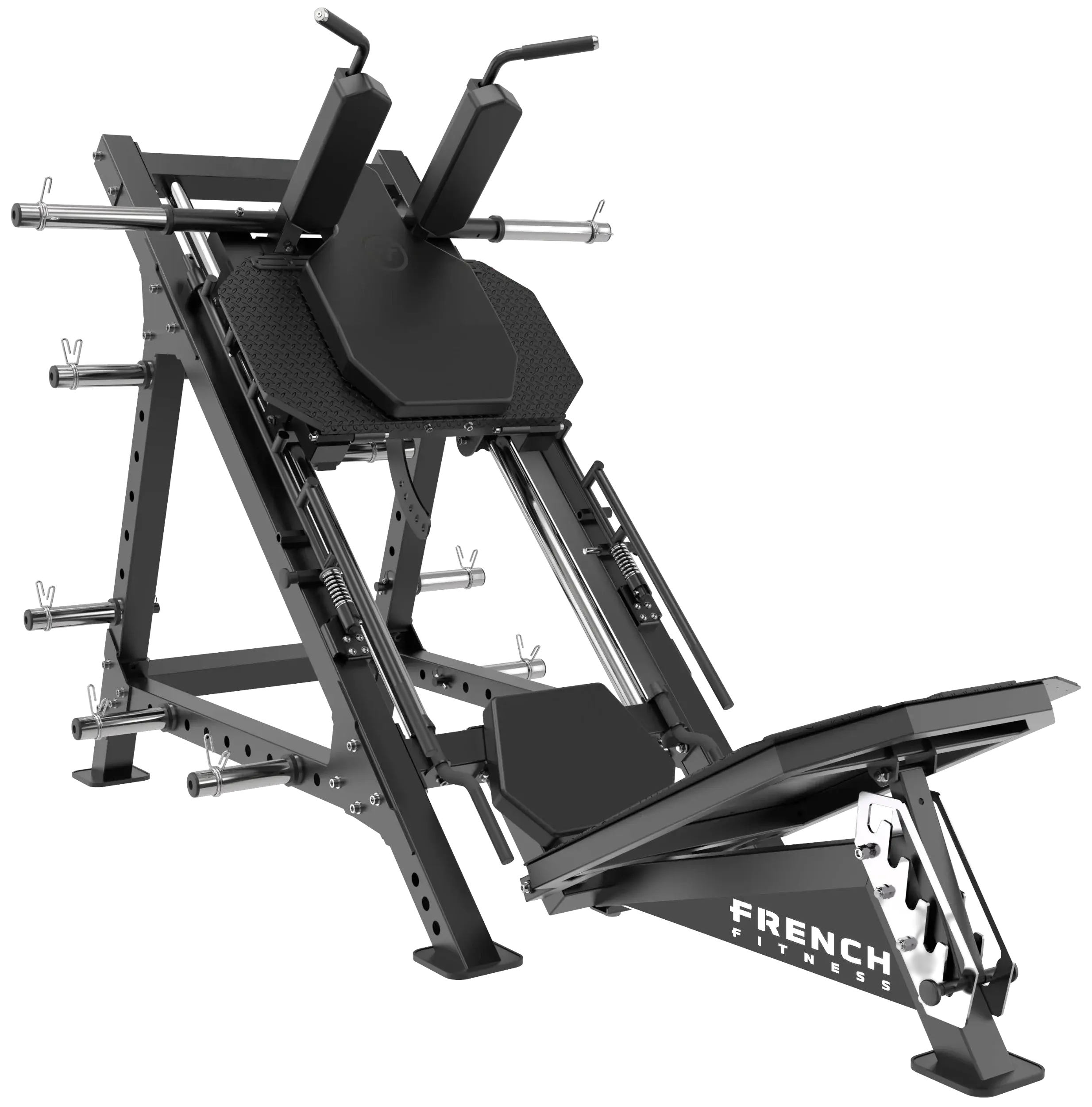 French Fitness Monster P/L Hack Squat Leg Press Machine - New Multifunctional Strength Training, Workout Fitness Equipment, Multifunctional Fitness Equipment