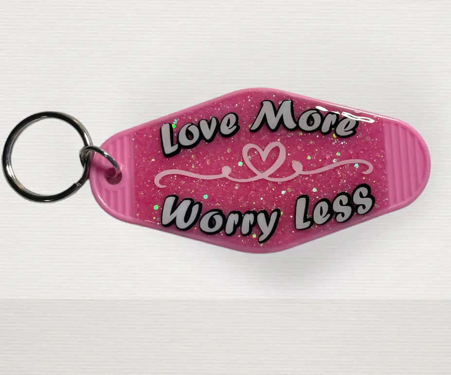 Retro Motel Keychain