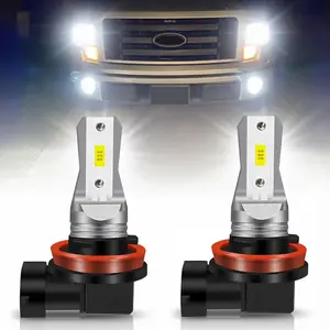 Tier's Haven 9145 H10 LED Fog Light Bulbs Super Bright 4000LM 6000K Cool White Plug and Play Replacement for Car DRL Lights Pack of 2