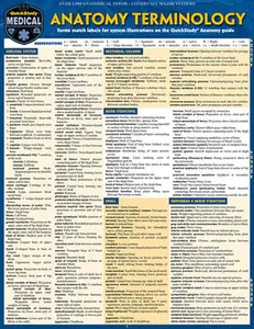 Anatomy Terminology Reference Guide: A Quickstudy Laminated Reference Guide -- Kate McPike, Poster