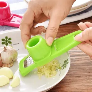 1pc Multi-Functional Garlic Mincer, Ginger Grater, Garlic Press, Kitchen Tool for Easy Food Preparation, Essential Cooking Utensil