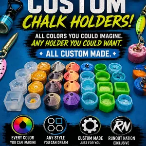 Custom Pool Chalk Holder | Magnetic Chalk Holder | Personalized Billiards Accessory | Pool Player Gift | Runout Nation Custom Cue Gear