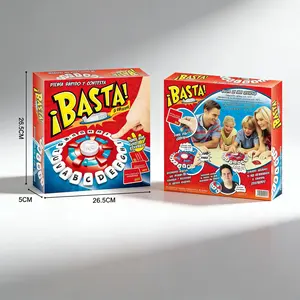 Basta Tabletop Game Spanish Letter Quiz, Adult Kids Party Game Cards Board Card Toy, Christmas New Year Birthday Gift, Family Gathering Interactive Game
