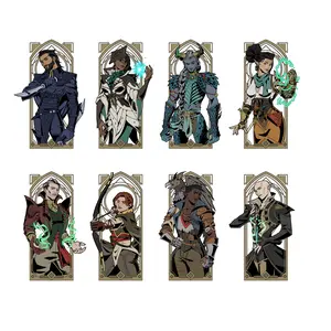 Dragon Age Charm Keychains
