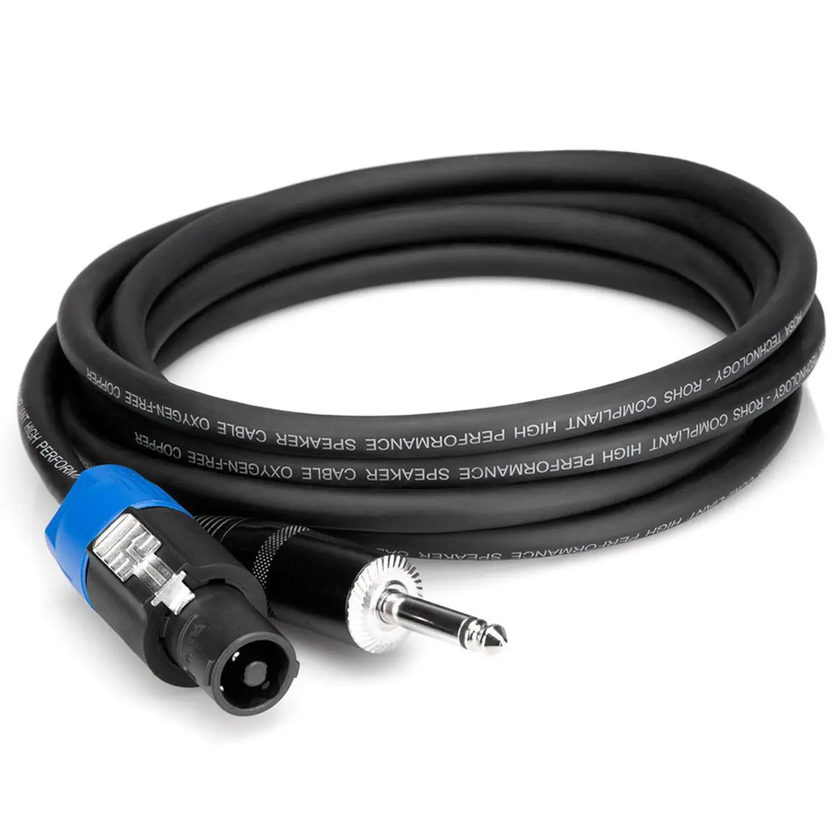 Hosa Technology 20' Neutrik Speakon to 1/4" Phone Male Speaker Cable - 14 AWG, 2 Conductors, Audio Connector Accessory
