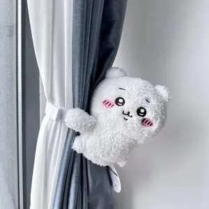 New style Kawaii Chiikawa Hachiware Usagi cute and fun curtain storage cart supplies household supplies curtain storage