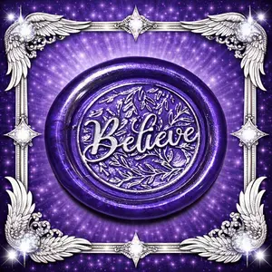 Believe Wax Seals – Peel & Stick • Multiple Colors Silver & Gold Accents