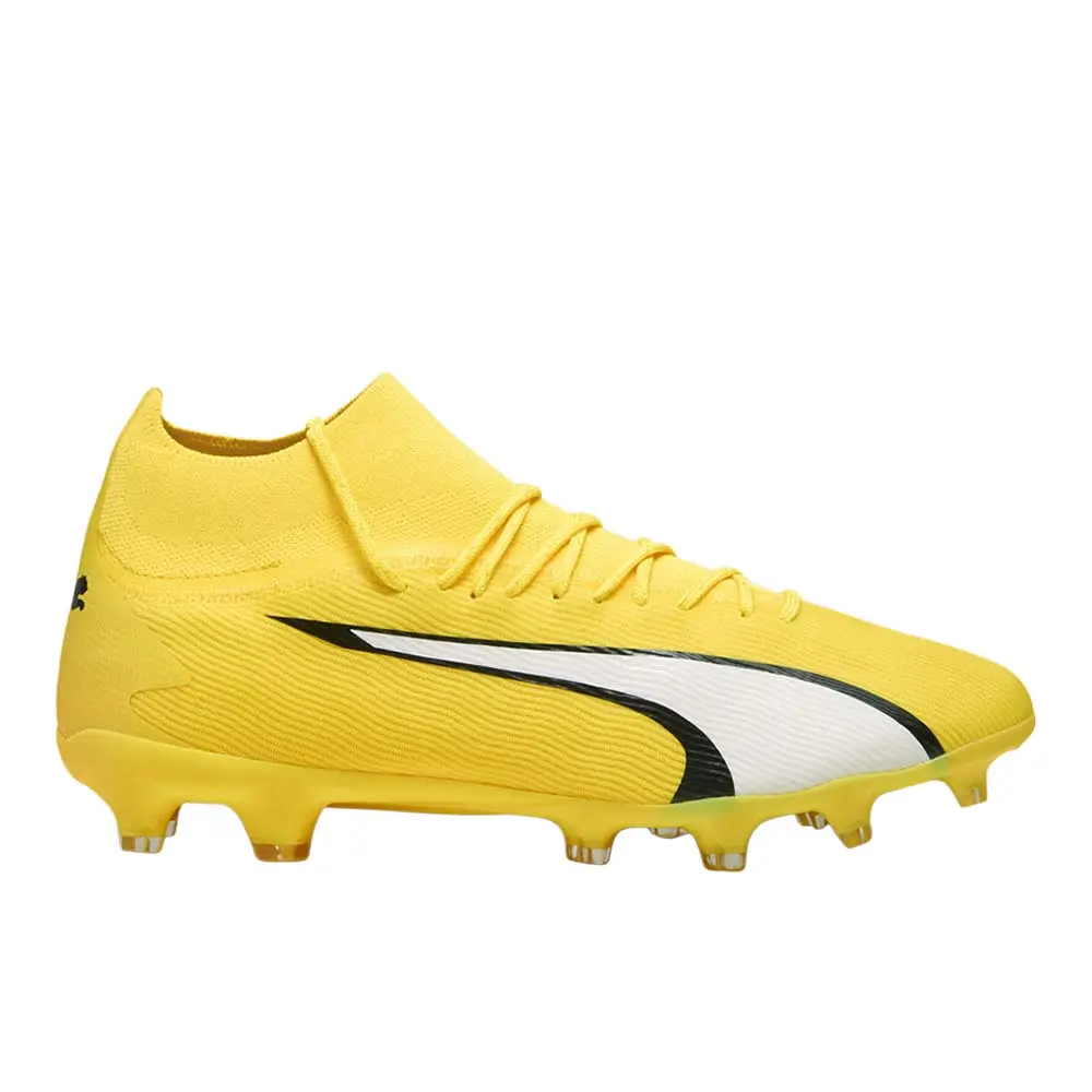 PUMA Mens Ultra Pro Soccer Cleats Cleated, Firm Ground - Yellow