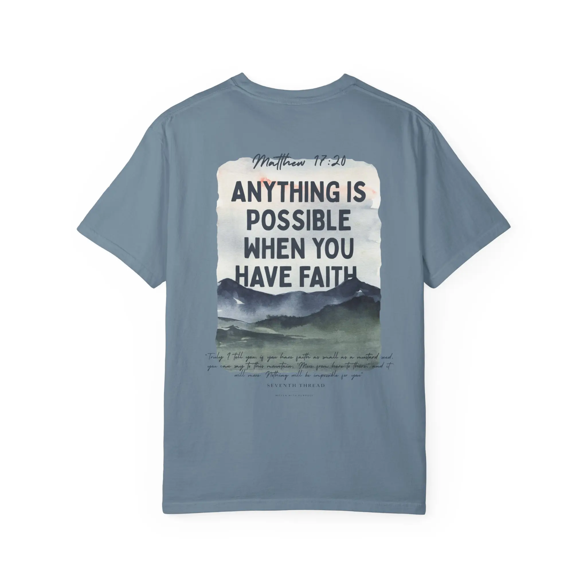 Matthew 17:20 Faith Mountains T-shirt