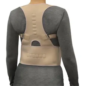 212 MAIN Cotton Adjustable Posture Straightener - Large Size, Magnetic Support, Pain Relief for Sports & Outdoor Use