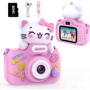 Camera, Digital Camera for   3-5 Boys/Girls,  Cameras for 6 7 8 9 10 11 12 Year Old Christmas Birthday Festival Gifts, Cameras Toys with 16G TF Card,