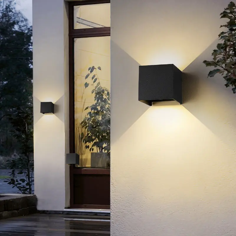 Solar Powered LED Wall Light with Motion Sensor, Outdoor Lighting for Yard, Garden, Patio and Garage, Automatic On/Off, Easy Installation, Warm Ambiance Lighting, Modern Outdoor Lighting, Outdoor Light Fixtures